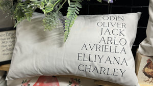 Name pillow