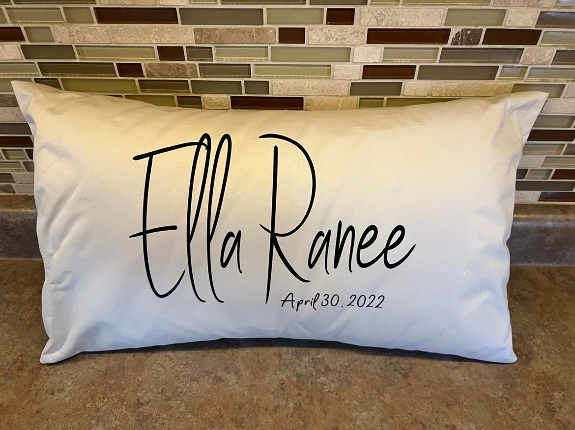 Pillow/First  Middle Name Date