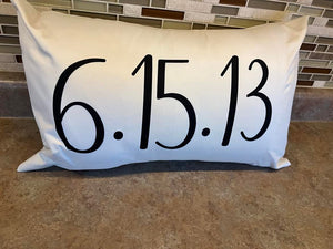 Pillow/Numbers